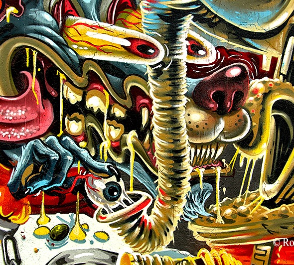 Graffiti - Leonardo da Weird (Ausschnitt)